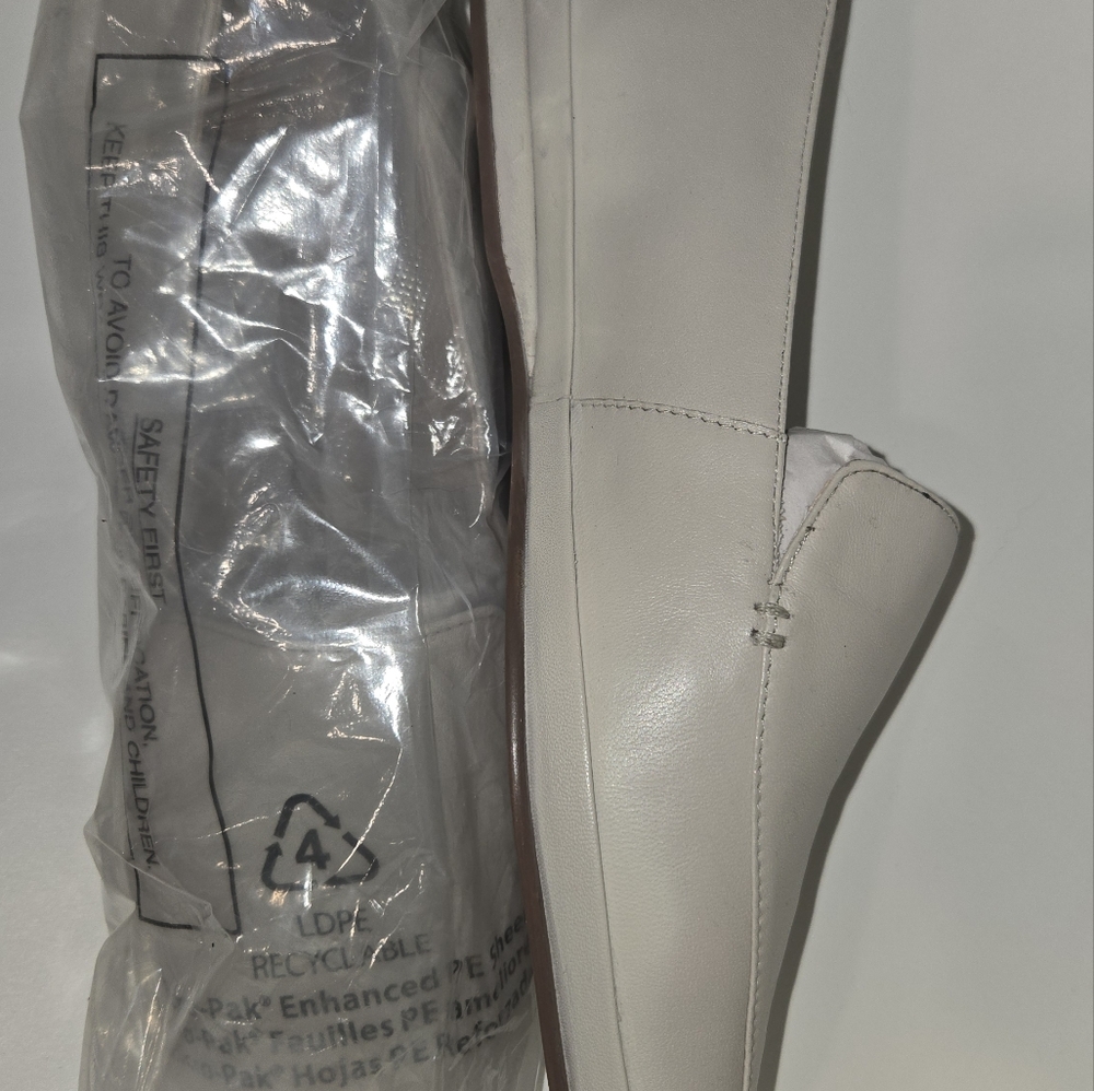 Seychelles Womens Ethereal Ivory Leather Slip-On Lifestyle Loafers Shoes NWT - Picture 6 of 6